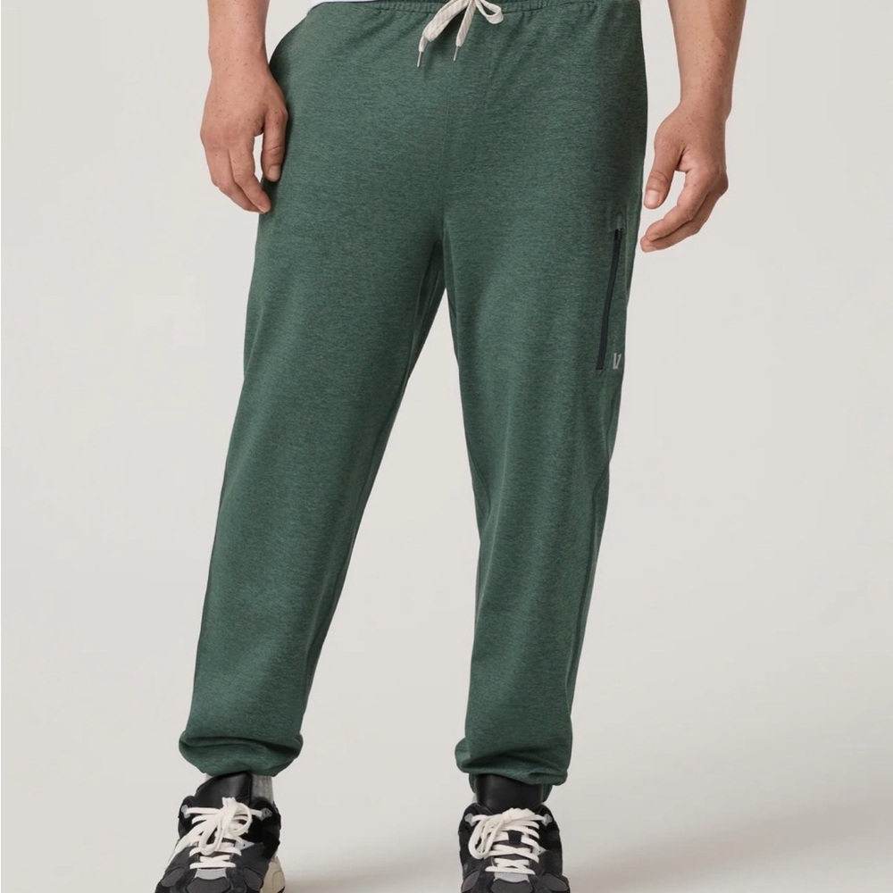 Men's Agate Green Heather Vuori Sunday Performance Sweatpant Size L